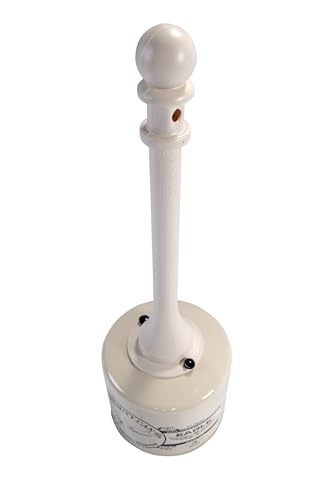 Eagle 1205BEI Galvanized Steel Cigarette Butt Receptacle thumb #5