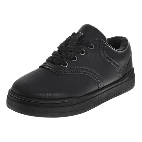 Image of French Toast Kids Oxford Dress Shoes - Lace Up Loafer School Uniform Saddle Shoe for Girls and Boys (Sizes: 11-13 Little Kid / 1-7 Big Kid)