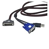 ZHANGLH DVI M1-DA 30+5 Pin to 15Pin VGA + USB Computer Video Cable for LP70/120/330/335/340/350/500/530/650 C110 Projector1.8M