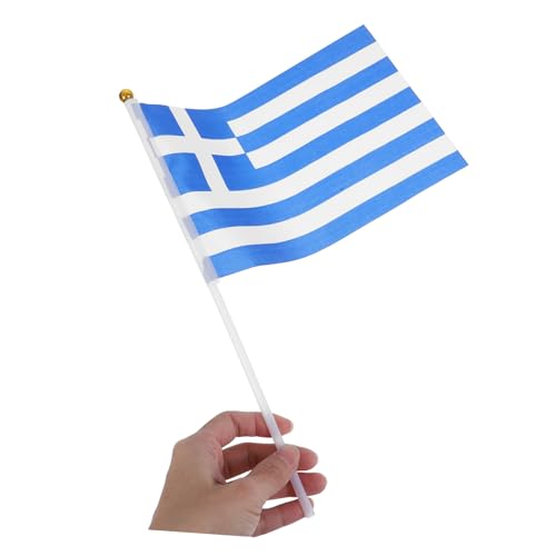 Petit drapeau main Grèce pas encombrant lot de 100 pour célébrer sans effort - 7