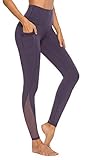 AFITNE Yoga Pants for Women High Waisted Mesh Leggings Tummy Control Athletic Workout Leggings with...