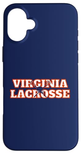 Virginia Lacrosse Team Lax Player �`�[���M�t�g ���N���X�w�����b�g �X�}�z�P�[�X iPhone 16 Plus �p