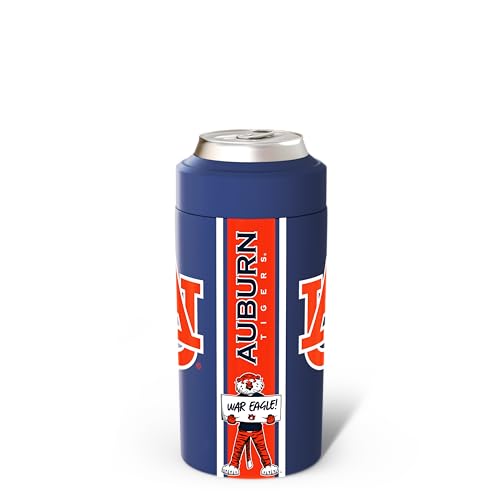Image of Frost Buddy Universal Can Cooler - Fits Slim Cans, 12 & 16oz (Auburn War) | 20x colder, cold up to 24 hrs | Sleek, lightweight design | Premium build quality | Coffee-mug ready with add-on lid