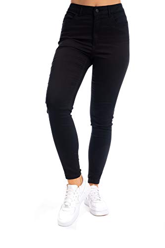 UC Womens Ex High Street Brand Super Skinny High Waisted Jeans Ladies Stretch Ankle Grazer Pants