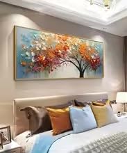 Cuadro de lienzo Árbol de la Vida 20x40cm moderno sin marco 4