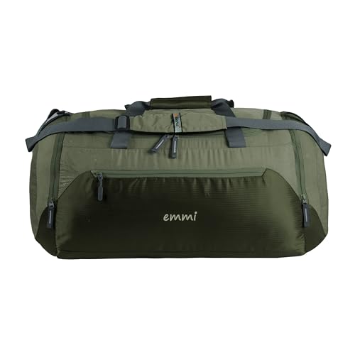 Image of Emmi Radiant Duffle Bag 70 L|Travel Bag for Men and Women |Weekend Holiday and Gym |Sustainable and Durable Cabin Bag|Water Repellent |18 Months Warranty