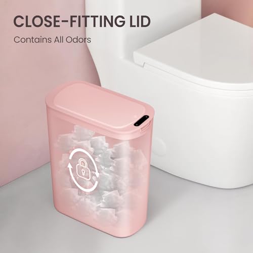 Cubo de basura automático con sensor de movimiento para baño Cesun 4