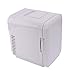 Mini lodówka podwójne zastosowanie do samochodu i domu AC + DC Power 6 l mini chłodziarka i podgrzewacz do domu sypialni samochodu wakacje jedzenie napoje makijaż kompaktowy przenośny i cichy