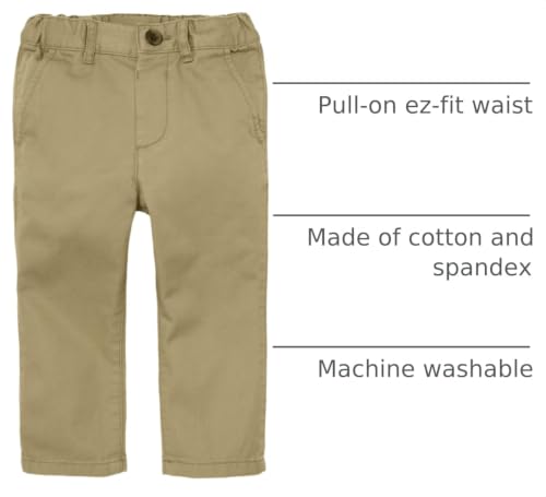Image of and Toddler Stretch Straight Chino Pants