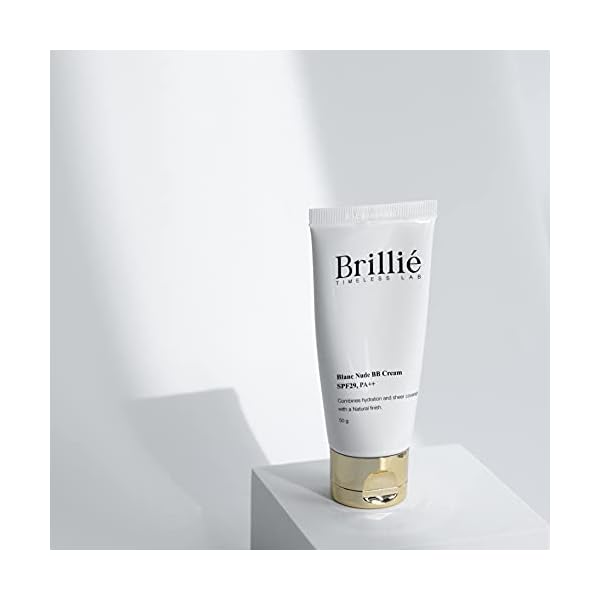 Brillie-Blanc-Nude-BB-Cream-Sheer-to-Full-Coverage-with-SPF-29-Flawless-and-Natural-Finish-Silicone-and-Mineral-Free-All-Day-Hydration BRILLIÉ Brillie Blanc Nude BB Cream Sheer to Full Coverage with SPF 29 Flawless and Natural Finish Silicone and Mineral Free All-Day Hydration