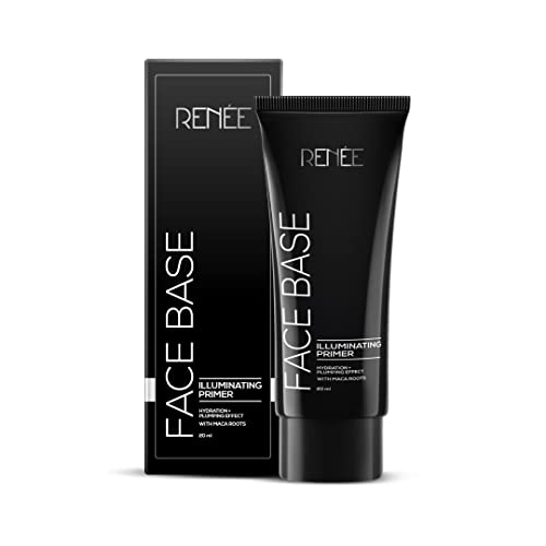 RENEE Face Base Illuminating Primer 20ml| Long Lasting & Highly Moisturizing Formula| Easy to Blend| Enriched with Maca Root| For All Skin Types
