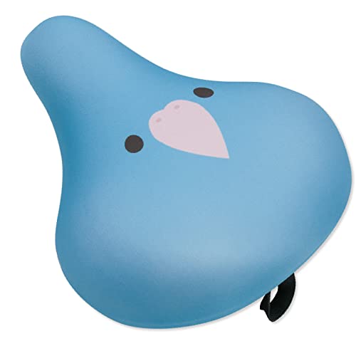 aile サドルカバー 自転車カバー 自転車用サドルカバー フリーサイズ 電動自転車 ママチャリ インコ 撥水 雨 (マメルリハ)