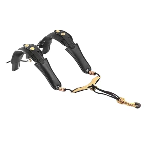 Deevoka サックスショルダーストラップ 練習用ショルダーパッド入り プロ仕様 調節可能