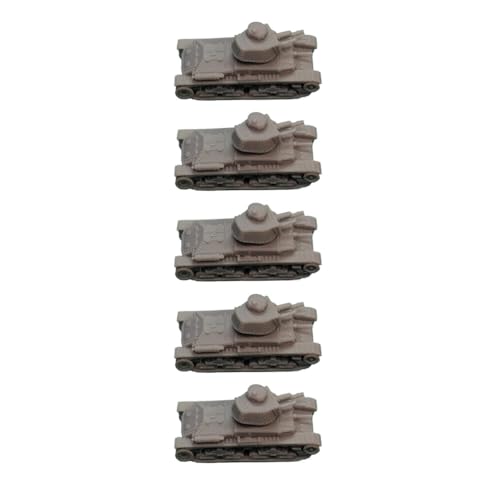 5PCS 1/144 Scale Panzer 35(t) Tank 3D Resin Model DIY Military Collectible Diorama