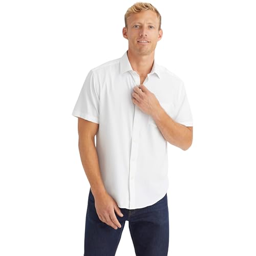 UNTUCKit Gironde Wrinkle Free Performance Short Sleeve Button Down Shirt