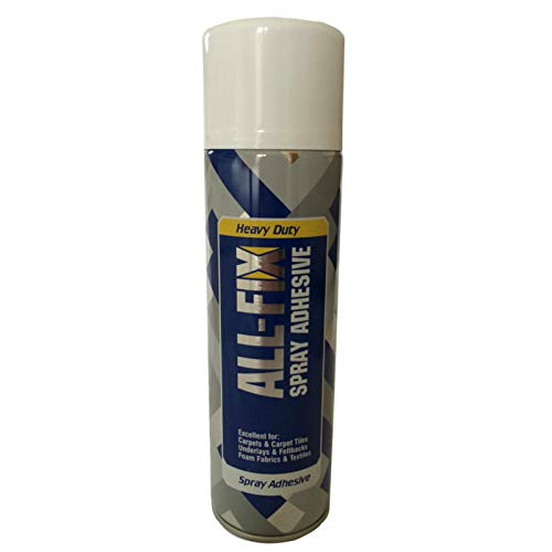 Gekko Carpet Spray Adhesive 3x500ml Non-Chlorinated, Low Odour, Fast Drying Clear Adhesive For Carpets