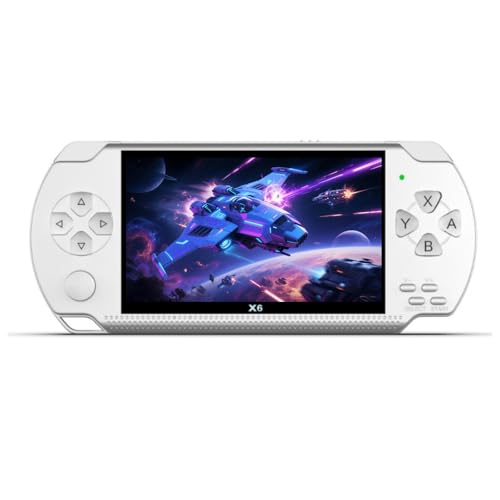 Console de Jeu Portable rétro YHFITN 4,3 Pouces - Jeux Classiques intégrés, Console de Jeux vidéo Portable avec Connexion TV, Batterie Rechargeable et...