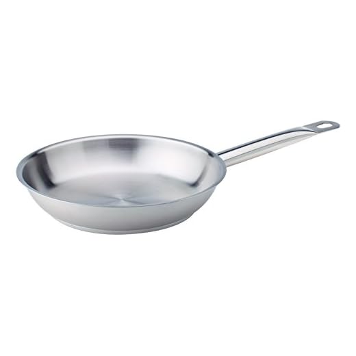 Pentole Agnelli Linea Acciaio Padella con Manico, 32 cm