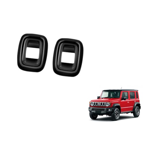 「ティエスオ」 スズキ ジムニーノマド JC04系 専用 リアウインドウスイッチパネル カバー プロテクター 内装 外装 パーツ アクセサリー カスタム 2P ブラック JN020