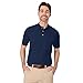 Hanes mens Short Sleeve X-temp Performance Polo fashion t shirts, Navy, Large US