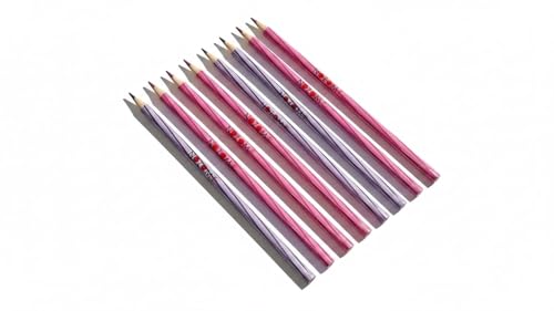 Image of NOZOMI Medical Counsil of India Approved Non-Breaking Hematoxylin & Eosin Pencils for Medical Students | Set of 2 | Ink Violet & Pink for Histology Slide Annotation & Pathology Diagrams