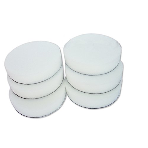 XL Sparset – 6 x profesional Soft esponjas para máquina pulidora – Base adherente – 180 mm – Perfecta Auto abrillantador – pulir Set