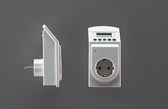 TFA Dostmann Thermo-Timer mit Zeitschaltuhr 37.3000, Schaltleistung bis 3600 Watt, Thermostat- oder Zeitschaltuhr-Mode, weiß