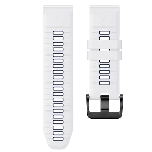 Bracelet Fenix 7X Band en silicone souple de 26mm pour montre connectée Garmin Fenix 6X Pro