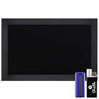 HBCY Creations Rustic Black Magnetic Wall Chalkboard, Small Size 11\" x 17\", Framed Decorative Chalkboard - Great for Kitchen Decor, Weddings, Restaurant Menus and More! \u2026 (11\" x 17\")\u2026