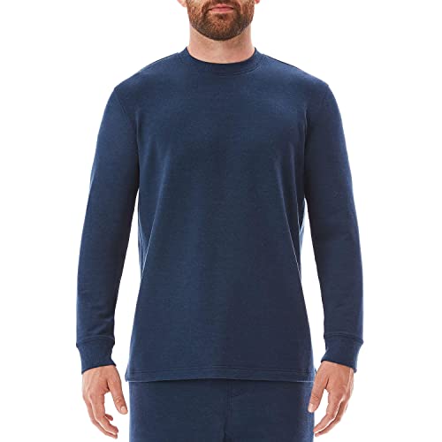 Member's Mark Men's Long Sleeve Lounge Tee (as1, Alpha, m, Regular, Regular, Blue Cove)
