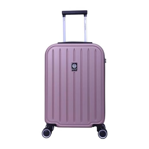 SANTINO, Mala de Bordo Chicago Rígida 360° Santino P - ASDV222P Cor: Rosa dourada