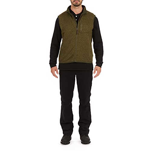 Image of Smith's Workwear mens Full Zip Sweater Fleece Vest