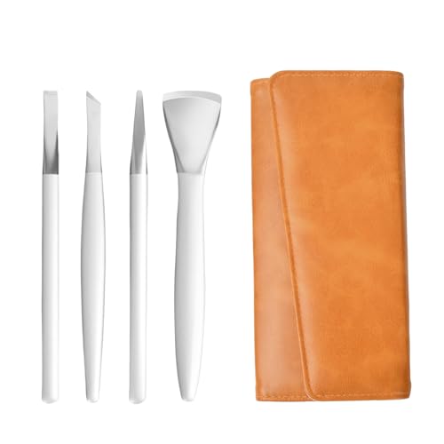 4 Piezas Juego de Cuchillo de Pedicura, Kit de Cuchillos de Pedicura Profesional, Conjunto de Cuchillos de Pedicura, Kits de Cuchillos de Pedicura Profesionales para Callos de Pies