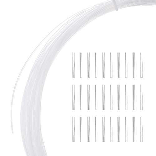 Fil à mémoire de forme nylon pour réparer un chapeau et perles laiton 4.6