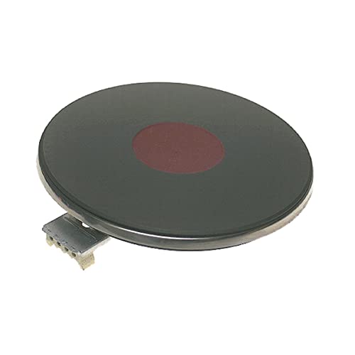 Kochmulden Massekochplatte Herd Kochfeld Siebentakt- und Blitzkochplatten 220er Durchmesser 2600 Watt 400 Volt Edelstahl-Überfallrand Höhe 8mm 4 Schraub Anschlüsse Original EGO 12.22463.019 Universell