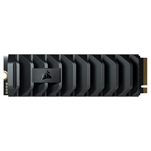 Corsair MP600 PRO XT 8TB Gen4 PCIe x4 NVMe M.2 SSD - Up to 7,000 MB/s Sequential Read and 6,100 MB/s Write Speeds, High-Density TLC NAND, Aluminum Heatspreader, M.2 2280 Form-Factor - Black