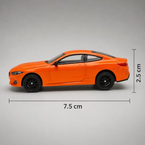 Image of Wizplex CCA Officially Licensed BMW M850i Coupe 1:64 Scale Die Cast Metal Car - Collectible Alloy Grand Tourer Coupe with Openable Doors & Free-Rolling Wheels, Display Showpiece for Kids 3+