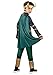 MARVEL Loki Youth Costume - Padded Jumpsuit with Detachable Cape and Plastic Headpiece Large