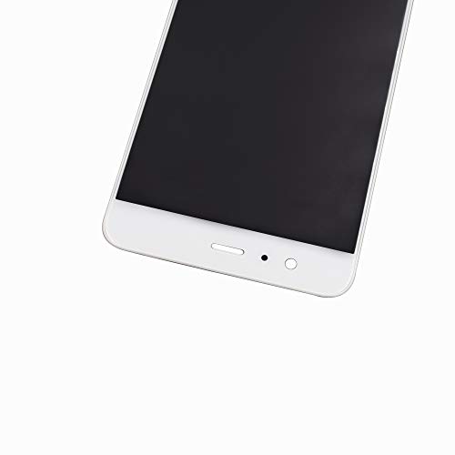 Image of LCD Screen and Digitizer Assembly with Fingerprint Button Keypad and Bezel Frame Compatible with Huawei P10 Plus VKY-L09 VKY-L29 VKY-AL00(White)