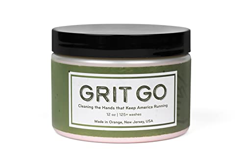Grit Go | Mineral Infused Heavy-Duty Mechanics Hand Paste Soap | Removes Grease, Paint, Tar, Oil, Stains, Odors & MORE | 12 Fl Oz | Over 125 Washes, 417 