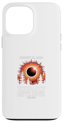 Totality Reykjavik Islanda Solar 12 agosto 2026 Eclipse Custodia per iPhone 13 Pro Max