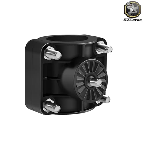 Image of 0 Degree LiveScope Pole Mount for Garmin Panoptix LVS32 Transducer - Compatible with Ice Fishing Bundle and LiveScope Systems, Trolling Motor Shaft Mount, 010-12676-15 LVS32 Transducer Mount