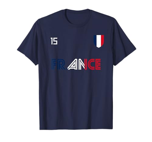 francia, retro, fútbol, bandera francesa Camiseta