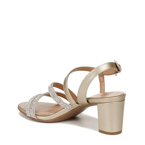 Naturalizer Women's Formal Heeled Sandal, Champagne Sparkle, 7 Wide by Naturalizer - Image 8
