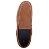 ABSOLUTE FOOTWEAR Mens Easy Slip On Faux Leather Smart Casual Boat Shoe - Tan - UK 11 #5