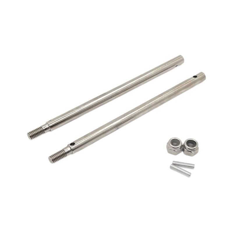 メタルアップグレードフロントとリアアクスルアクセサリーMNモデル1/12 MN128 MN86 G500 RCカーパーツ(リアドライ