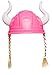 Produktbild LG-Imports Wikingerhelm mit Zöpfen 19 cm rosa
