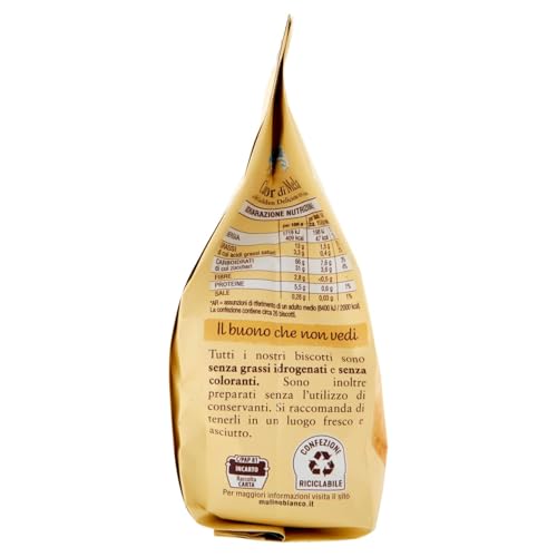 Mulino Bianco Biscotti Cuor di Mela con Mele 100% Italiane, Senza Olio di Palma, Colazione Ricca di Gusto, 300 g - Immagine 3