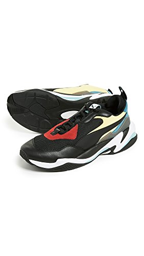PUMA PUMA mens Thunder Sneaker, Puma Black-puma Black-puma White, 8.5 US