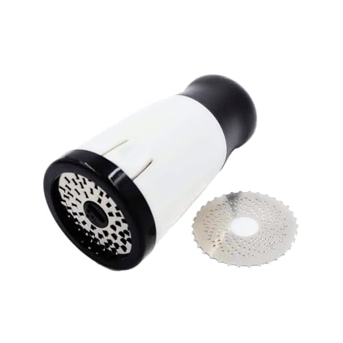 Stainless Steel Blades Rotary Cheese Grater & Chocolate Grater - Effortless Manual Shredder for Parmesan, Baking - Professional Kitchen Tool